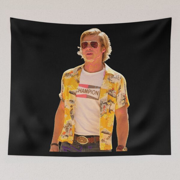 Item preview, Brad Pitt illustrative portrait designed and sold by MarioColtello.