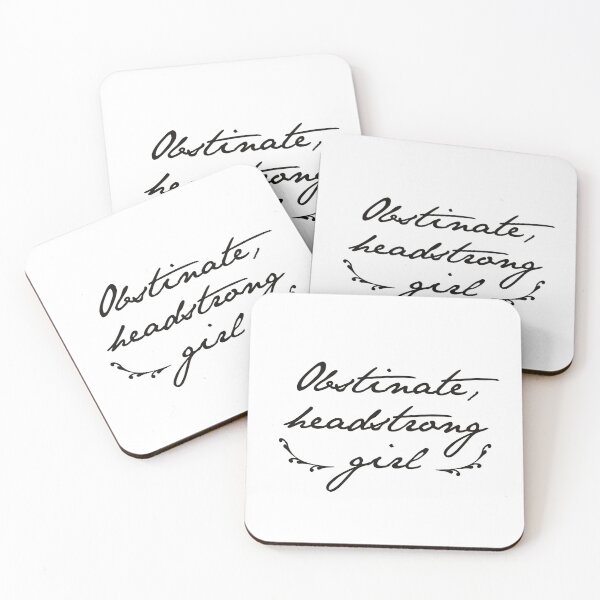 Item preview, Jane Austen: Obstinate, headstrong girl designed and sold by Cartotastic.