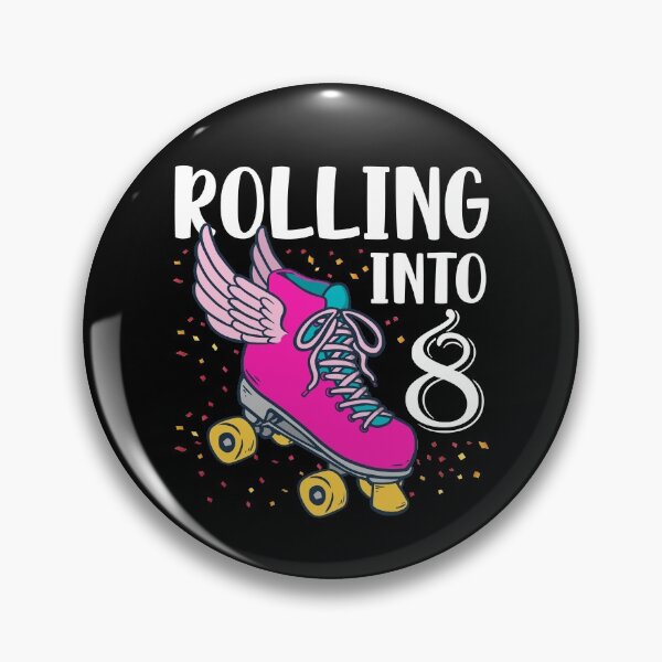 Item preview, Rolling Into 8 Years Old Girls Birthday  designed and sold by Eddie SH.
