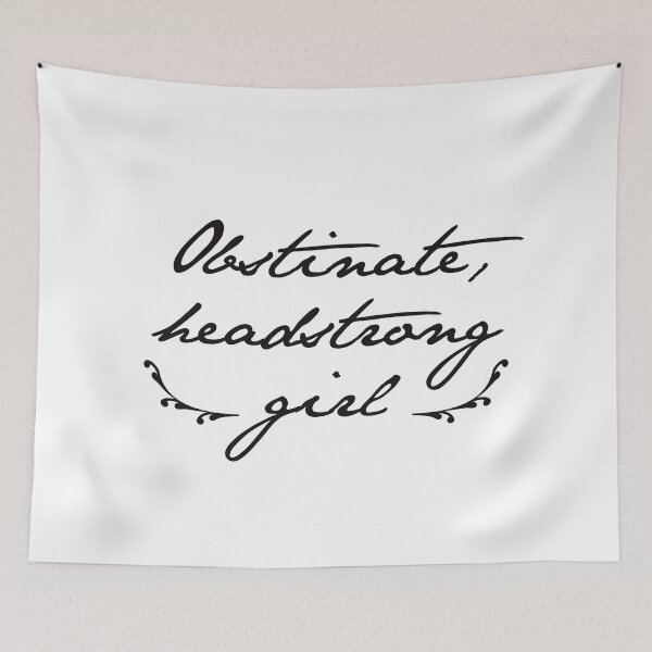 Item preview, Jane Austen: Obstinate, headstrong girl designed and sold by Cartotastic.
