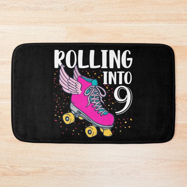 Item preview, Rolling Into 9 Years Old Girls Birthday  designed and sold by Eddie SH.