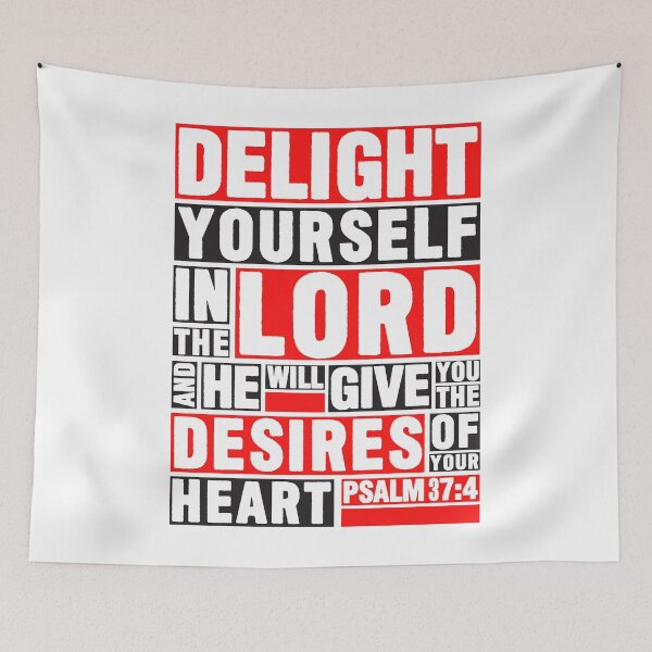 Item preview, Psalm 37:4 Delight yourself in the LORD designed and sold by plushism.