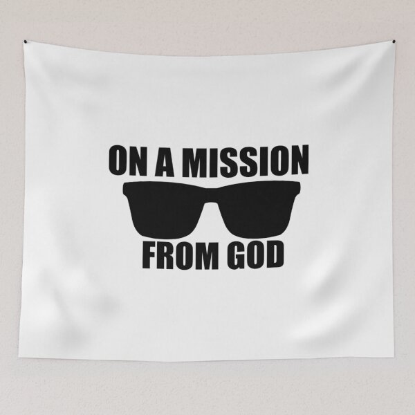 Item preview, on a mission from god designed and sold by Sunvsmoon.