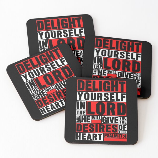 Item preview, Psalm 37:4 Delight yourself in the LORD designed and sold by plushism.