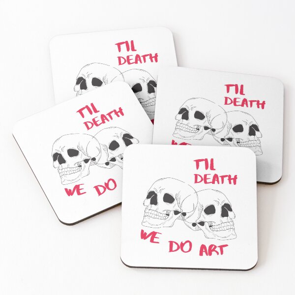 Item preview, Till Death We Will Do Art With Twin Skulls designed and sold by Avani01.