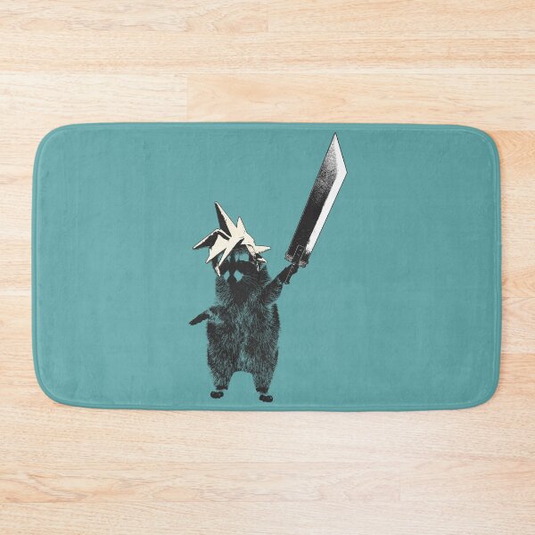 Item preview, Raccoon wielding Buster Sword designed and sold by autoboxdesign.