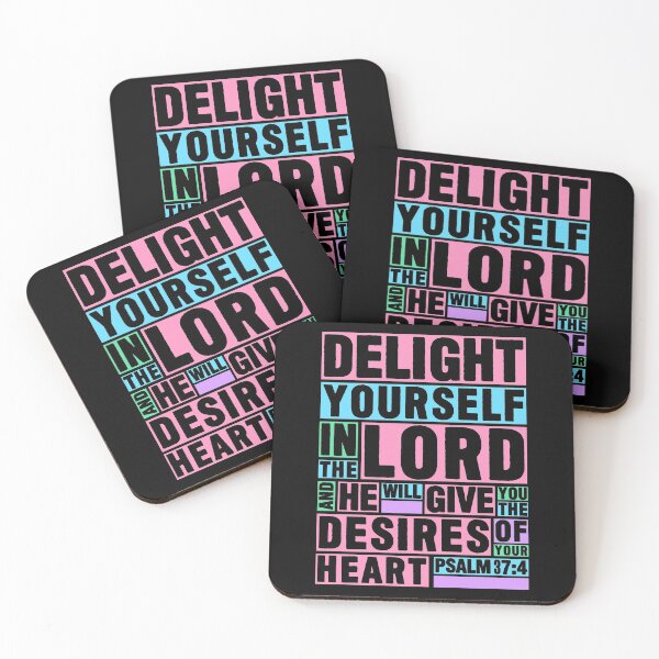 Item preview, Psalm 37:4 Delight yourself in the LORD designed and sold by plushism.