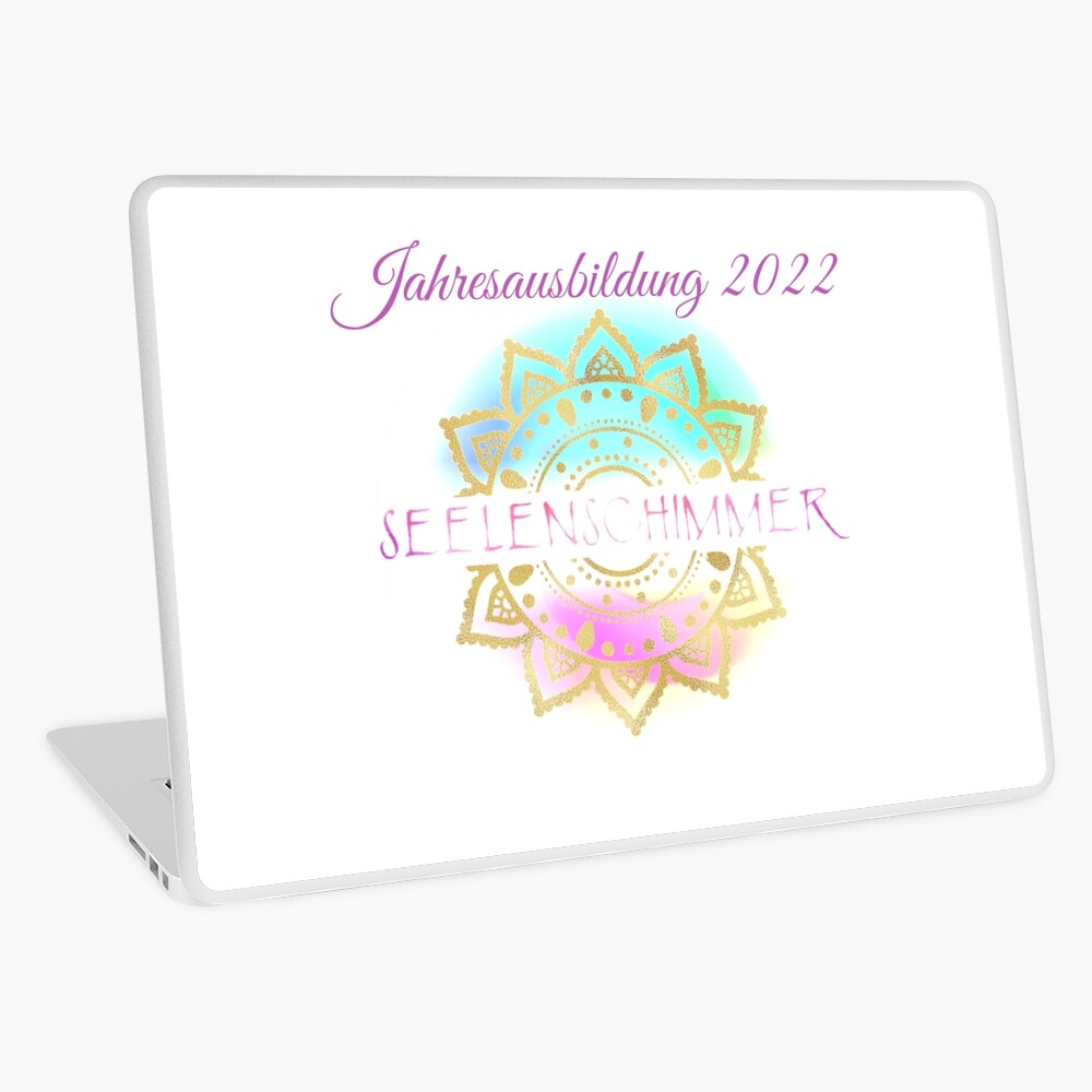 Seelenschimmer Jahresausbildung 2022 Laptop Folie