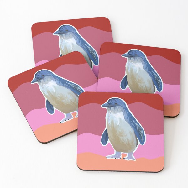 Item preview, Little Penguin with Red Palette Background designed and sold by Backstreet Lobotomy.