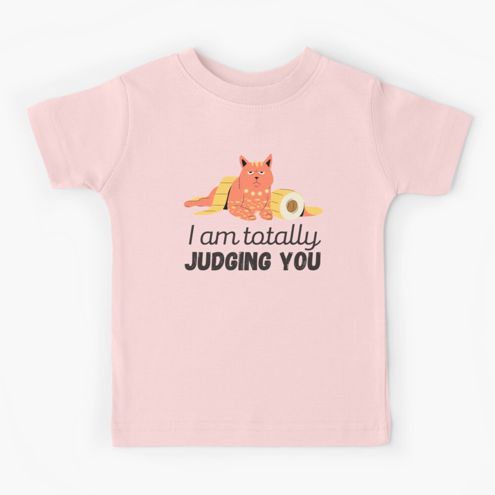 Judgy Kitty Funny Cat Lover Angry Kitten Meme Cute Graphic Unisex