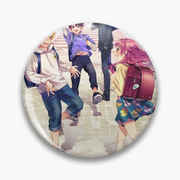 Item preview, Cute anime girl with boys at school designed and sold by LokShyu.