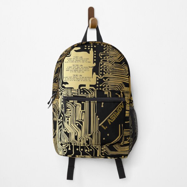 Item preview, Gold color gradient computer electronic circuit, Asimov tribute. designed and sold by angelisart.
