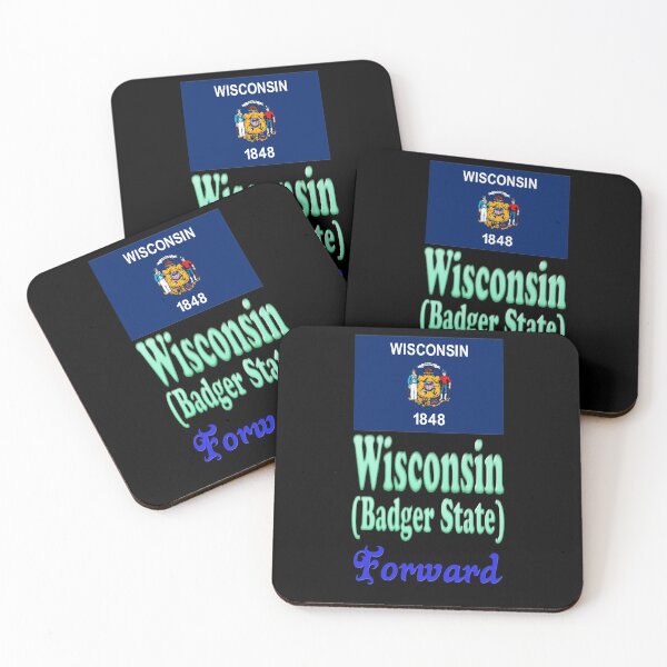 Item preview, Wisconsin, US State Сolor art designed and sold by artdragongift 15.