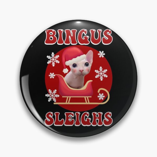 Item preview, Bingus Christmas - Funny Bingus Cat Christmas Sleigh- Bingus Meme  designed and sold by cannevas.