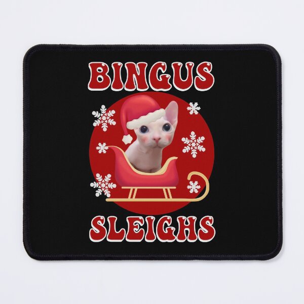 Item preview, Bingus Christmas - Funny Bingus Cat Christmas Sleigh- Bingus Meme designed and sold by cannevas.