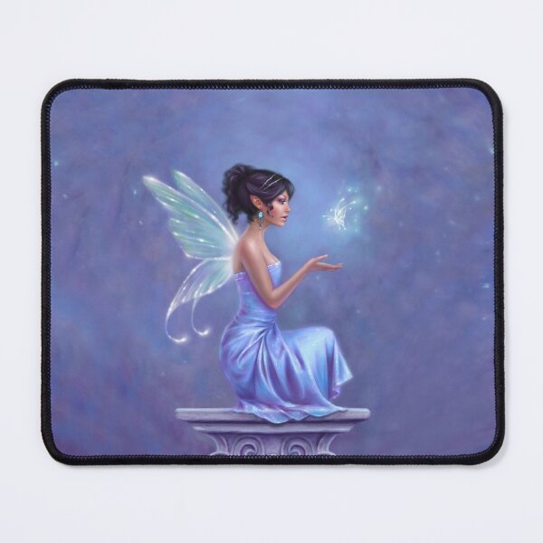 Item preview, Opalite Fairy with Glowing Butterfly designed and sold by silverstars.