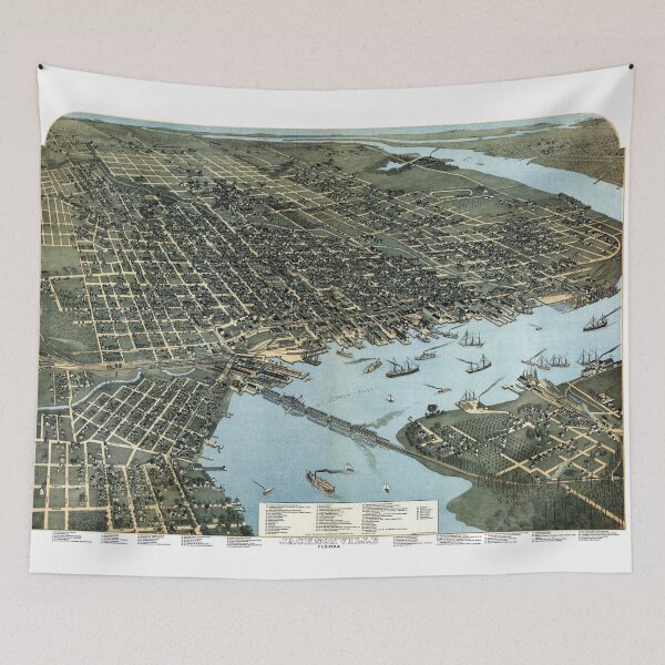 Item preview, Jacksonville -  Florida - 1893 designed and sold by paulrommer.