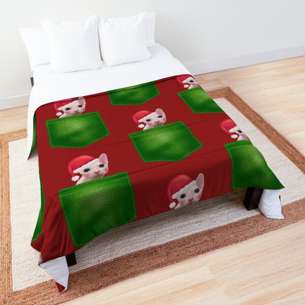Bingus Meme - Christmas Bingus Pocket Comforter