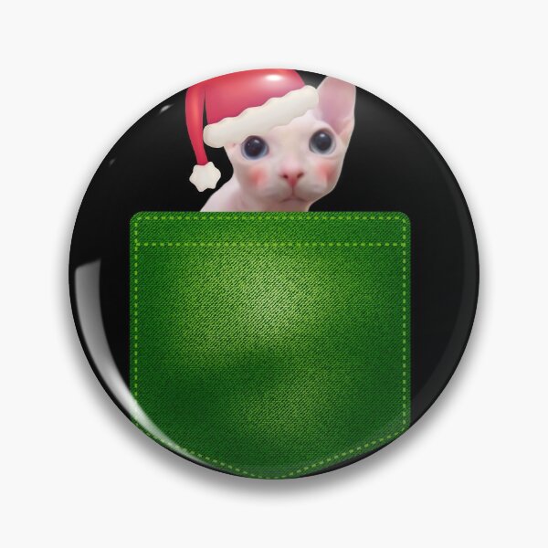 Item preview, Funny Bingus Cat Meme - Christmas Cat Meme Pocket designed and sold by cannevas.