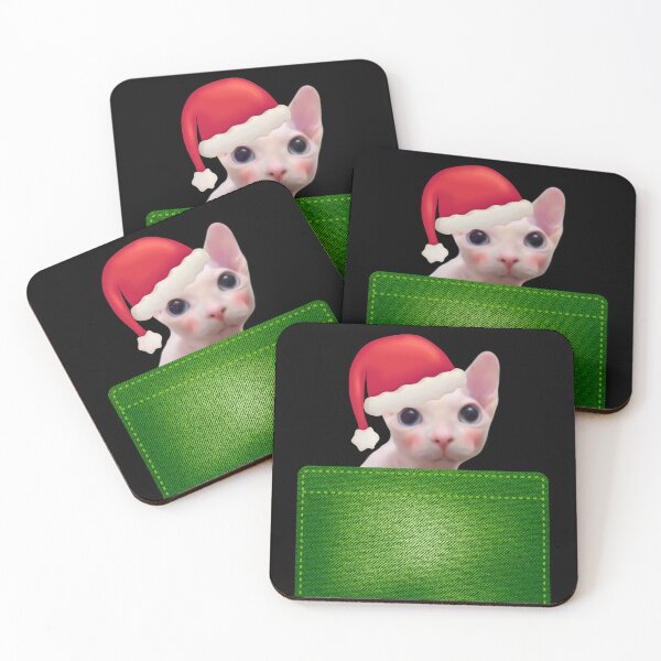 Item preview, Funny Bingus Cat Meme - Christmas Cat Meme Pocket designed and sold by cannevas.