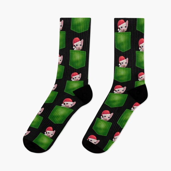 Item preview, Funny Bingus Cat Meme - Christmas Cat Meme Pocket designed and sold by cannevas.