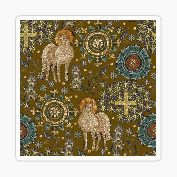Item preview, Mosaics of Ravenna: Brown - Byzantine Collection designed and sold by archaeologyart.