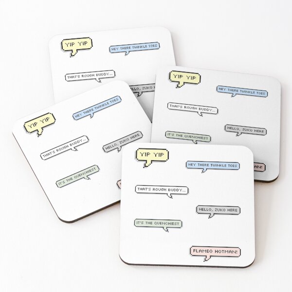 Item preview,  Zuko Quotes Pack - Pixel Speech Bubble colorful  designed and sold by AnimeWorld8.