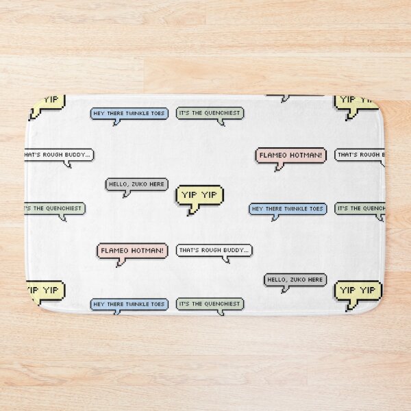 Item preview,  Zuko Quotes Pack - Pixel Speech Bubble colorful  designed and sold by AnimeWorld8.