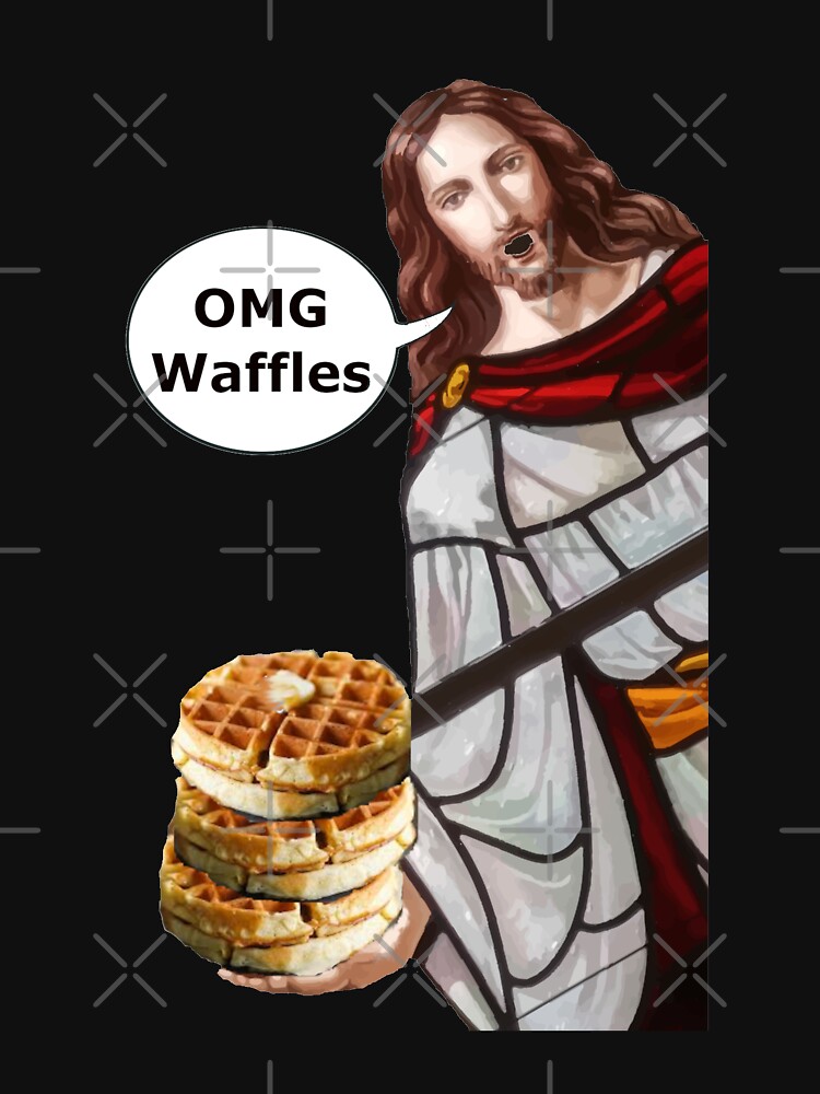 Jesus OMG waffles by Onefjef