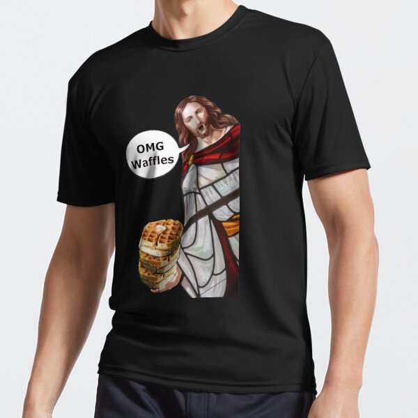 Jesus OMG waffles Active T-Shirt