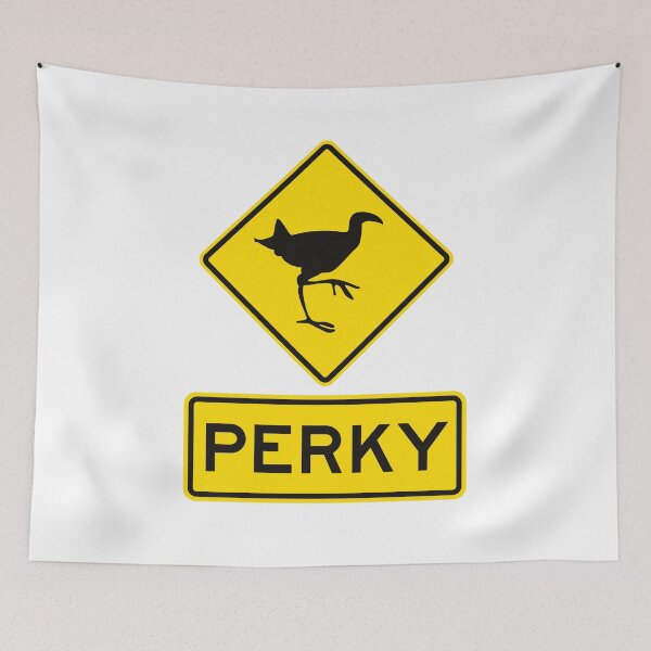 Item preview, Kiwiana: Perky Warning designed and sold by Cartotastic.