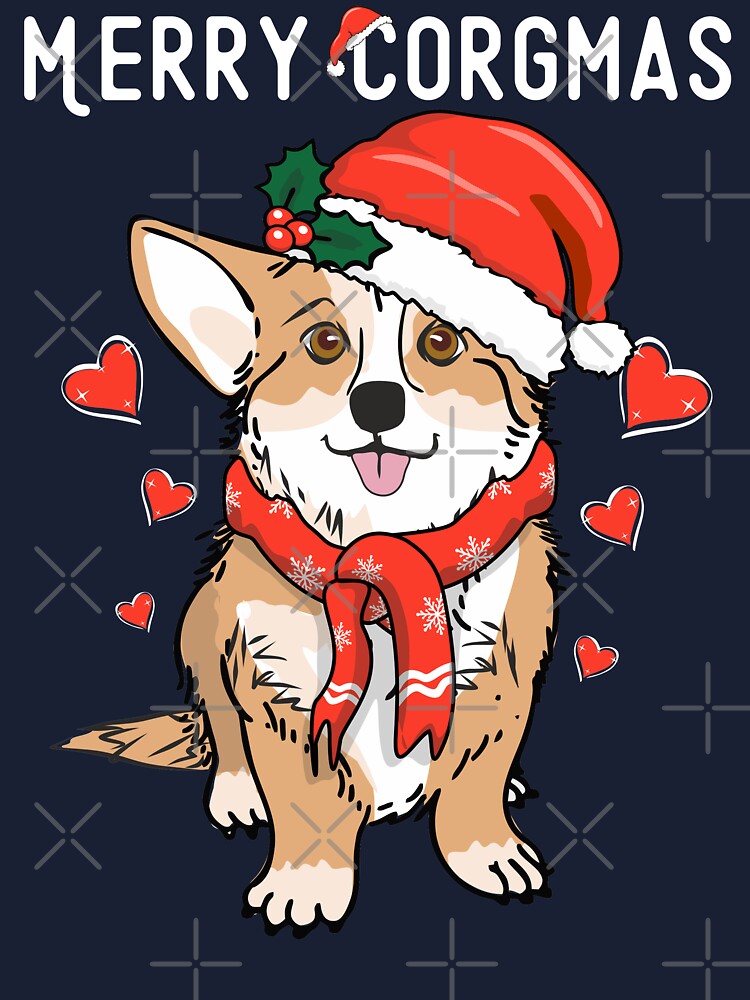 Mini Soft Corgi in Santa Suit