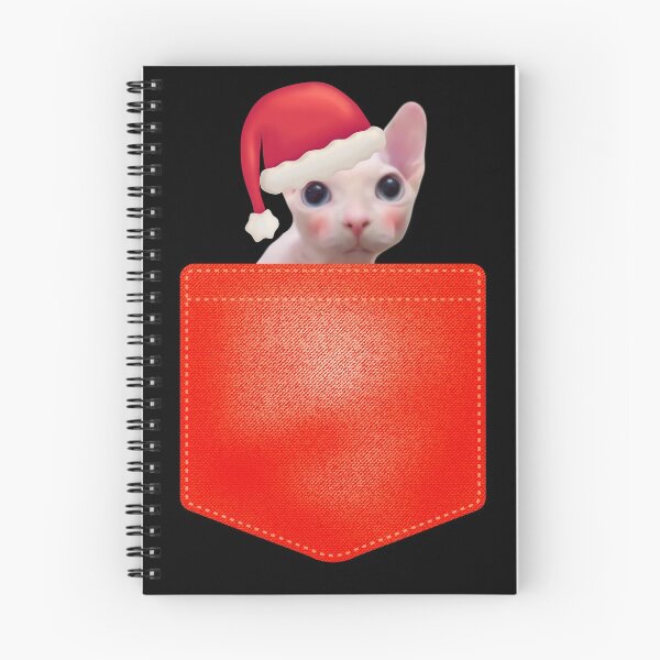 Item preview, Funny Bingus Christmas Cat Meme - Cat Meme Pocket designed and sold by cannevas.
