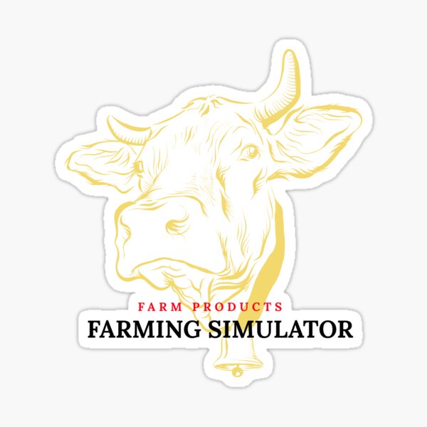 "farming simulator" Sticker for Sale by kuikai123 | Redbubble