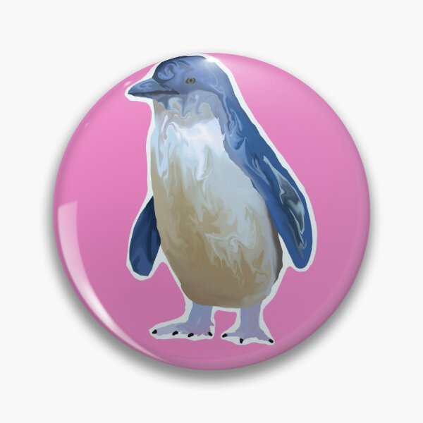 Artikelvorschau, Little Pinguin Pink Block Farbhintergrund entworfen und verkauft von Backstreet Lobotomy.