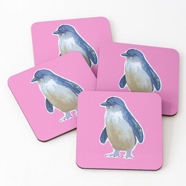 Item preview, Little Penguin Pink Block colour background designed and sold by Backstreet Lobotomy.