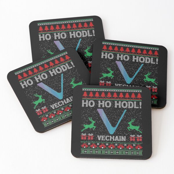 Item preview, Ugly Sweater Christmas Vechain VET Coin HO HO HODL Crypto Token Cryptocurrency Blockchain Wallet designed and sold by AriellaGross.