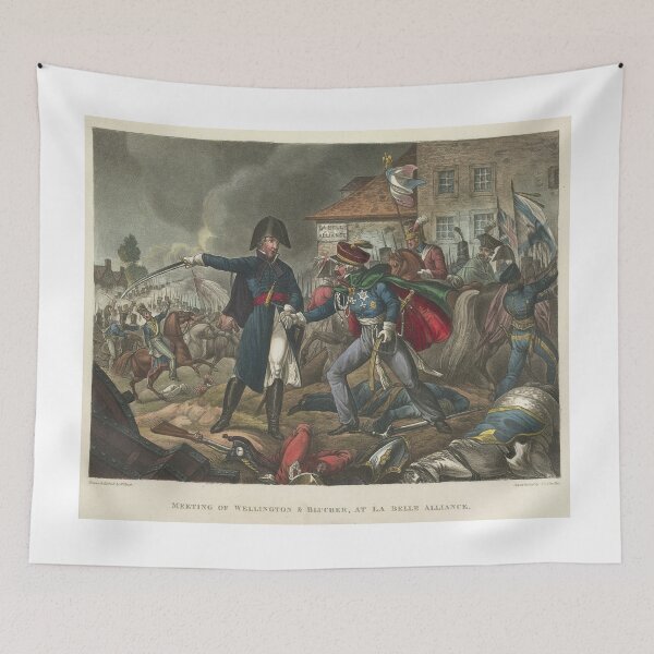 Item preview, The Battle of Waterloo Wellington & Blucher at Belle Alliance  designed and sold by WizardsWorld.