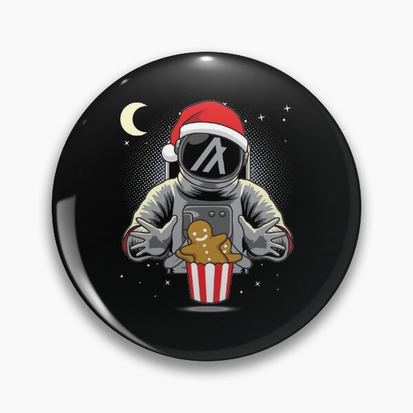 Artikelvorschau, Astronaut Christmas Algorand ALGO Coin To The Moon Crypto Token Blockchain Cryptocurrency Wallet entworfen und verkauft von JaxonBrown.