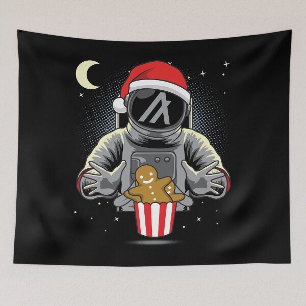 Item preview, Astronaut Christmas Algorand ALGO Coin To The Moon Crypto Token Blockchain Cryptocurrency Wallet designed and sold by JaxonBrown.