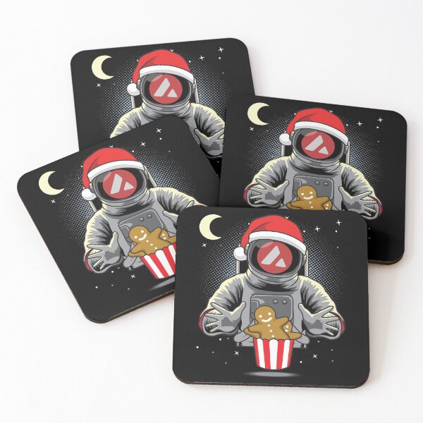 Item preview, Astronaut Christmas Avalanche Avax Coin To The Moon Crypto Token Blockchain Cryptocurrency Wallet designed and sold by JaxonBrown.