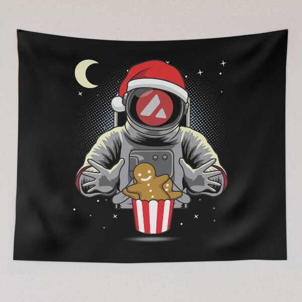 Item preview, Astronaut Christmas Avalanche Avax Coin To The Moon Crypto Token Blockchain Cryptocurrency Wallet designed and sold by JaxonBrown.