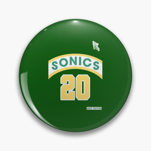 Item preview, Gary Payton Retro Supersonics Jersey 90s Style Fan Art  designed and sold by Castles2206.