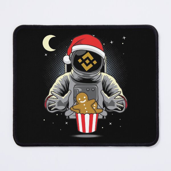 Item preview, Astronaut Christmas Binance BNB Coin To The Moon Crypto Token Blockchain Cryptocurrency Wallet designed and sold by JaxonBrown.