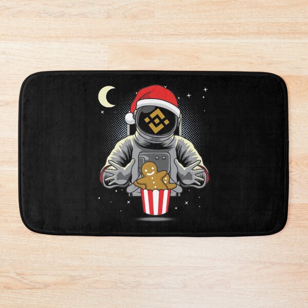 Item preview, Astronaut Christmas Binance BNB Coin To The Moon Crypto Token Blockchain Cryptocurrency Wallet designed and sold by JaxonBrown.