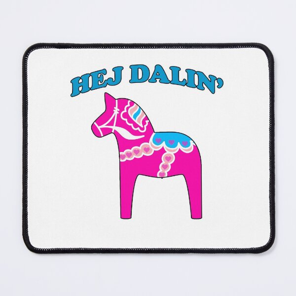 Item preview, Pink Dala Horse Hej Darlin' Hi Darling Funny Love designed and sold by funnytshirtemp.