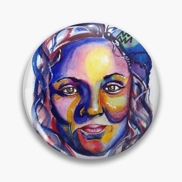 Item preview, Woman colors modern art designed and sold by Marbelayart.