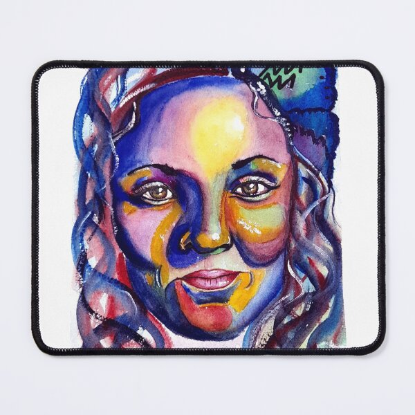 Item preview, Woman colors modern art designed and sold by Marbelayart.