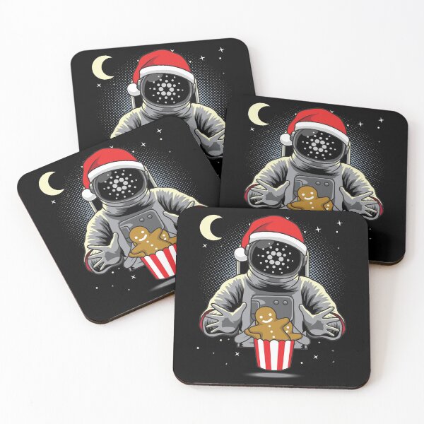 Item preview, Astronaut Christmas Cardano ADA Coin To The Moon Crypto Token Blockchain Cryptocurrency Wallet designed and sold by JaxonBrown.