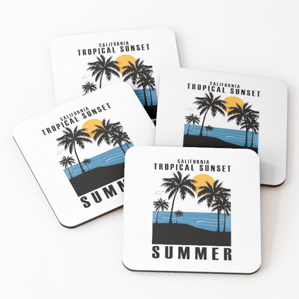 Item preview, California Tropical Sunset Summer designed and sold by lifecareful.